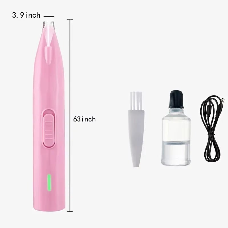 Electric Pet Hair Trimmer – Professional Dog & Cat Grooming Clipper for Paws, Ears & Tail