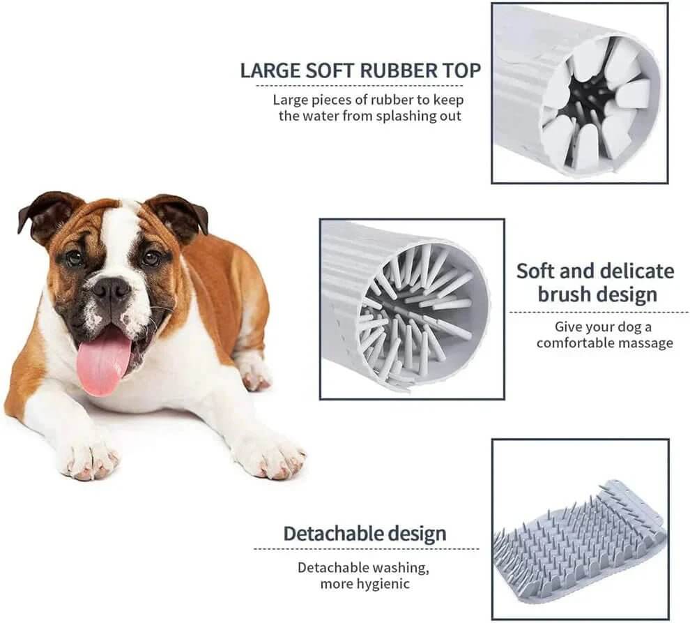 Portable Pet Paw Cleaner Cup - Easy Dog Paw Washer