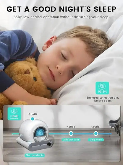Smart Self Cleaning Cat Litter Box Intelligent Full-Automatic