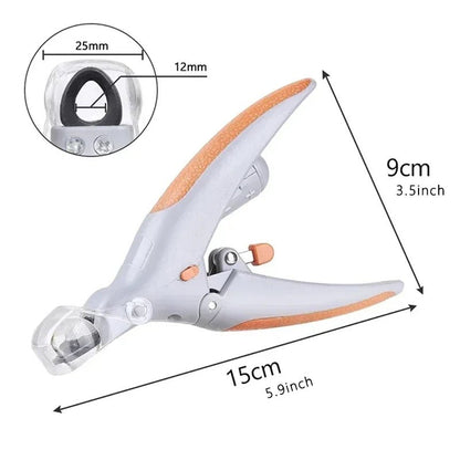 LED Pet Nail Clipper – Precision Dog & Cat Nail Trimmer with Magnifier