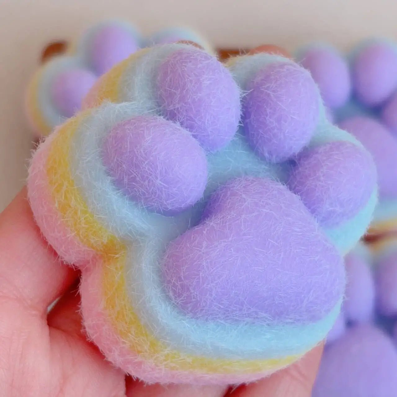 Cat Paw Mochi Squishy Toy – Cute Slow Rebound Stress Relief Fidget for Kids & Adults