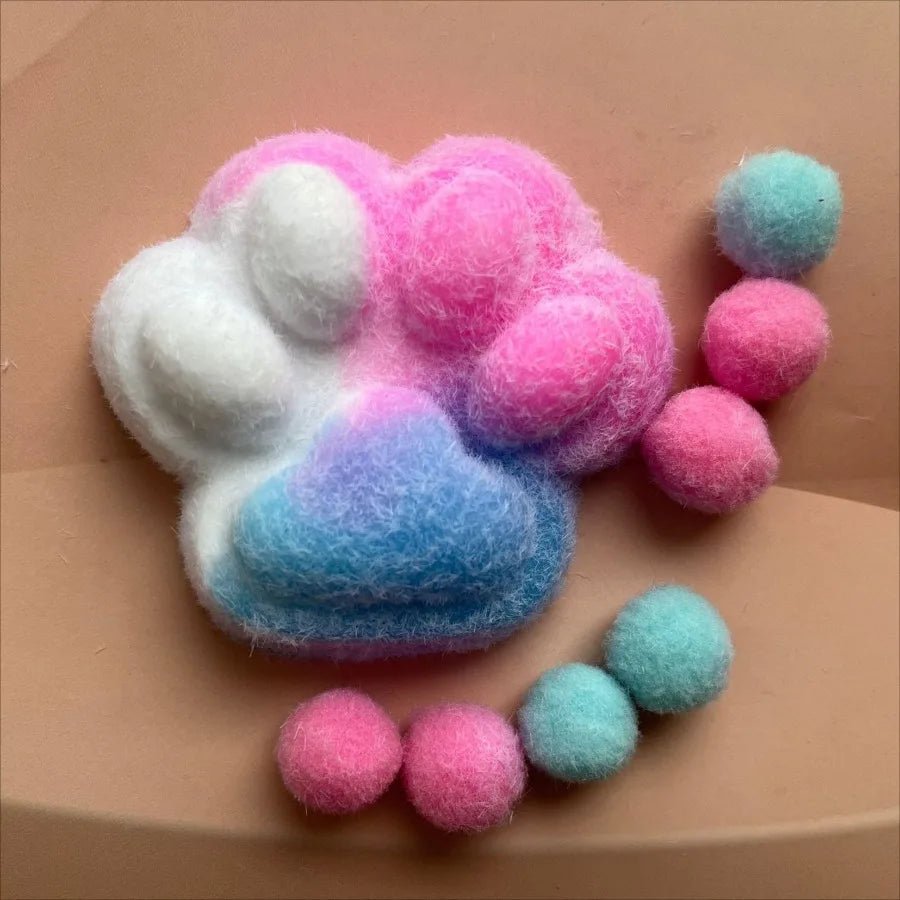 Cat Paw Mochi Squishy Toy – Cute Slow Rebound Stress Relief Fidget for Kids & Adults