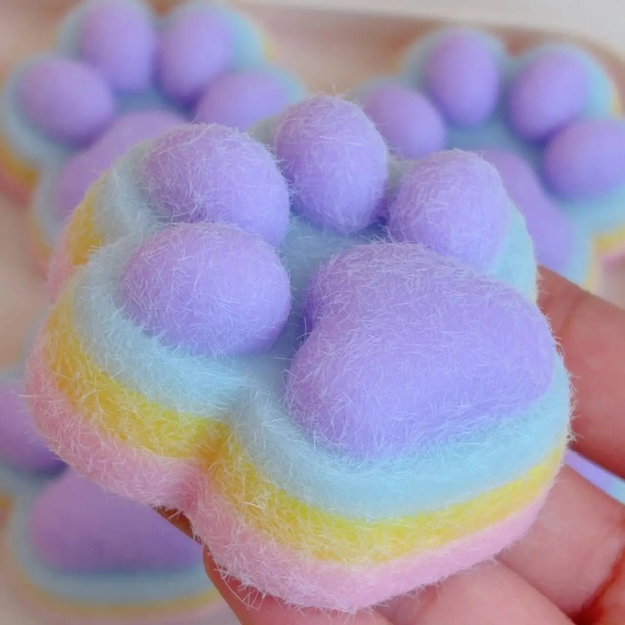 Cat Paw Mochi Squishy Toy – Cute Slow Rebound Stress Relief Fidget for Kids & Adults