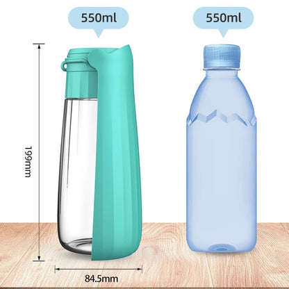 Leak-Proof Outdoor Dog Water Bottle with High Capacity Drinking Bowl