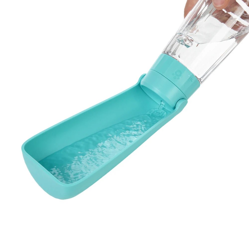 Leak-Proof Outdoor Dog Water Bottle with High Capacity Drinking Bowl