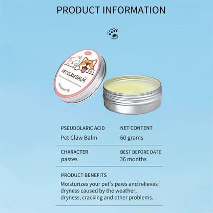 Cat & Dog Paw Balm – Protective Moisturizing Cream for Paws & Nose (50g)