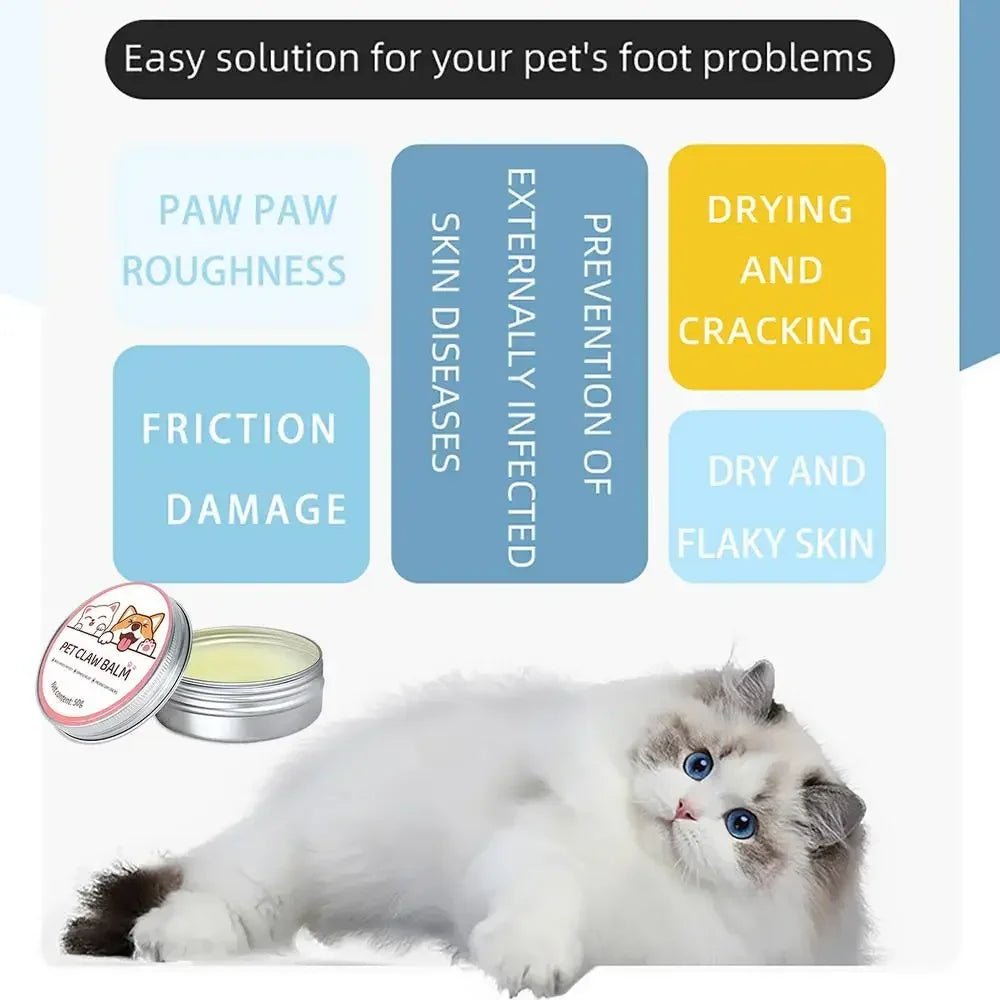 Cat & Dog Paw Balm – Protective Moisturizing Cream for Paws & Nose (50g)