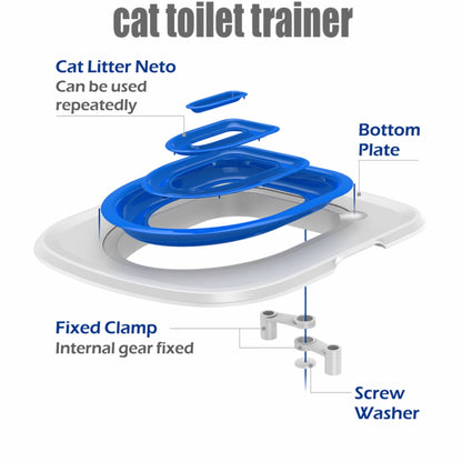 Removable Sand Tray Pet Toilet Trainer for Cats and Dogs
