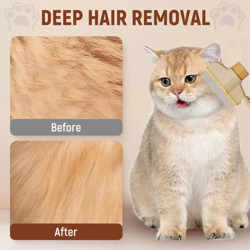 Pet Hair Remover Brush for Dogs & Cats