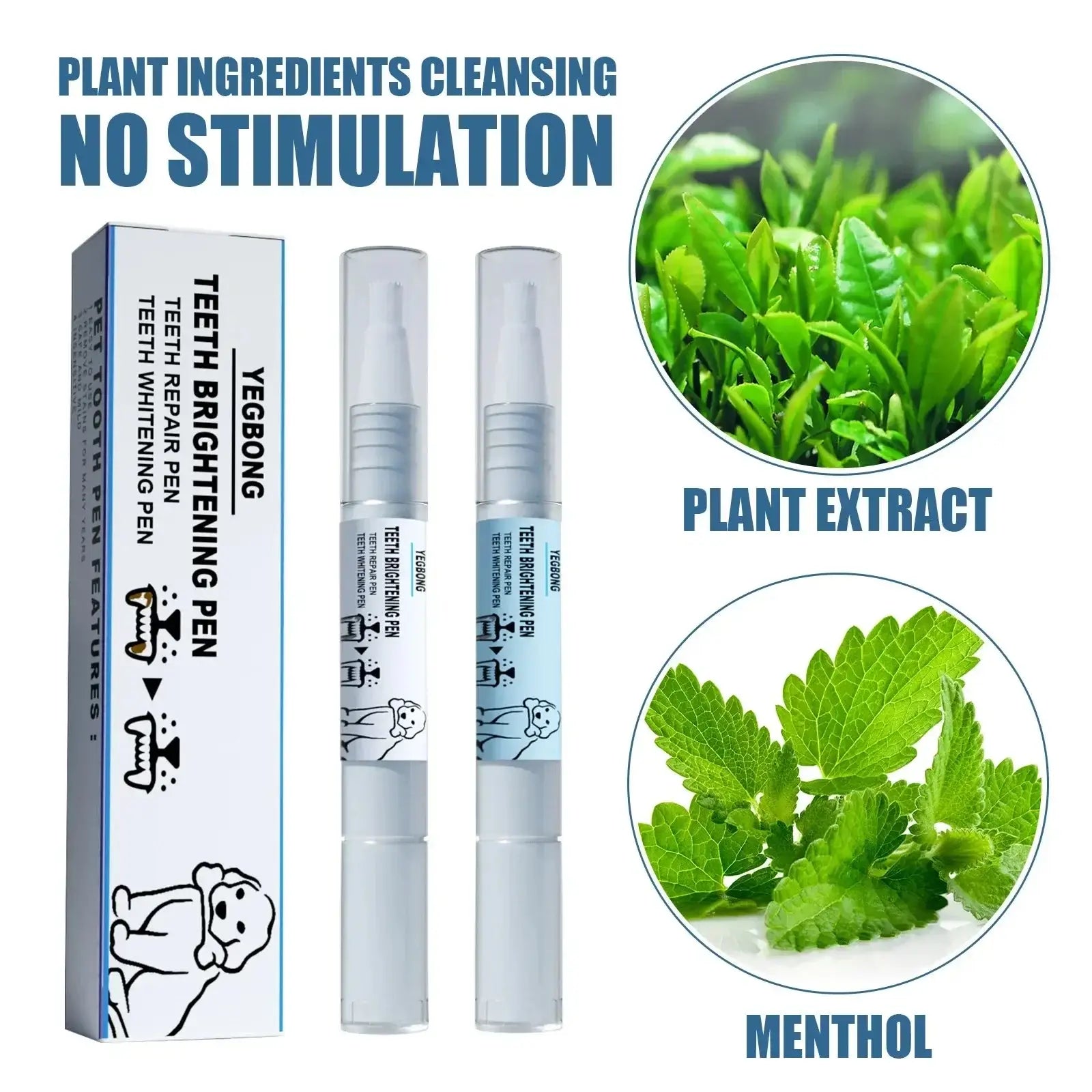 Pets Teeth Cleaning Kit – Toothbrush, Tartar Remover