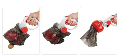 Portable Dog Pooper Scooper – Outdoor Pet Waste Picker with Poop Bag Holder