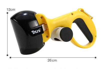 Portable Dog Pooper Scooper – Outdoor Pet Waste Picker with Poop Bag Holder