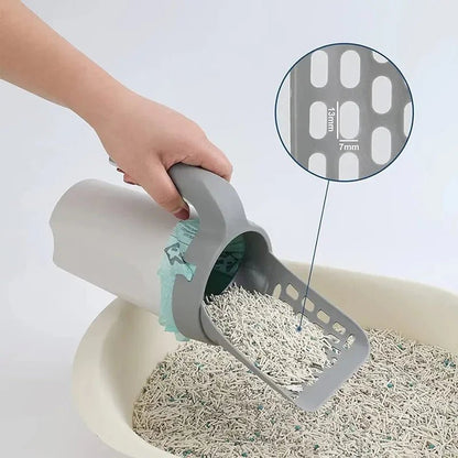 Premium Cat Litter Scoop – Self-Cleaning, Heavy-Duty Shovel for Easy Waste Removal