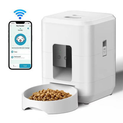 Smart Pet Feeder & Automatic Cat Food Dispenser - Slow Food Machine