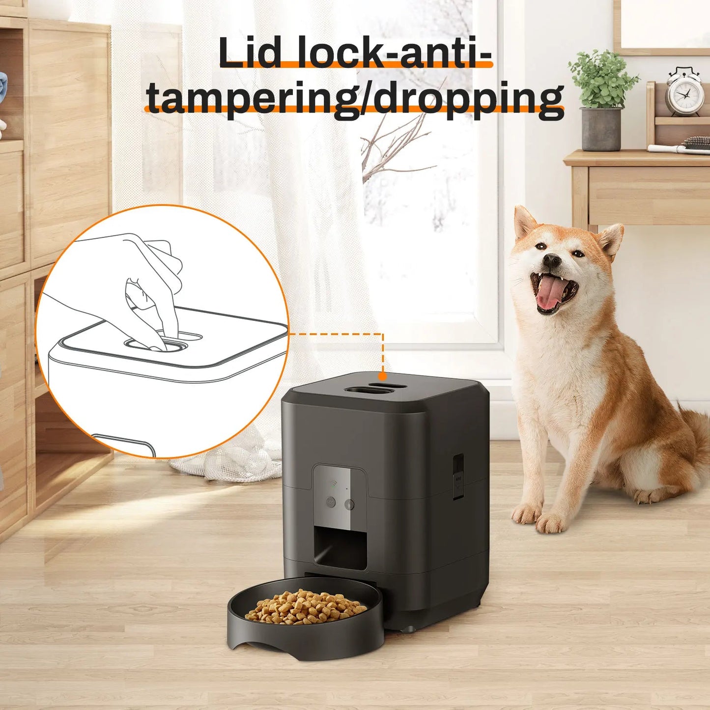 Smart Pet Feeder & Automatic Cat Food Dispenser - Slow Food Machine