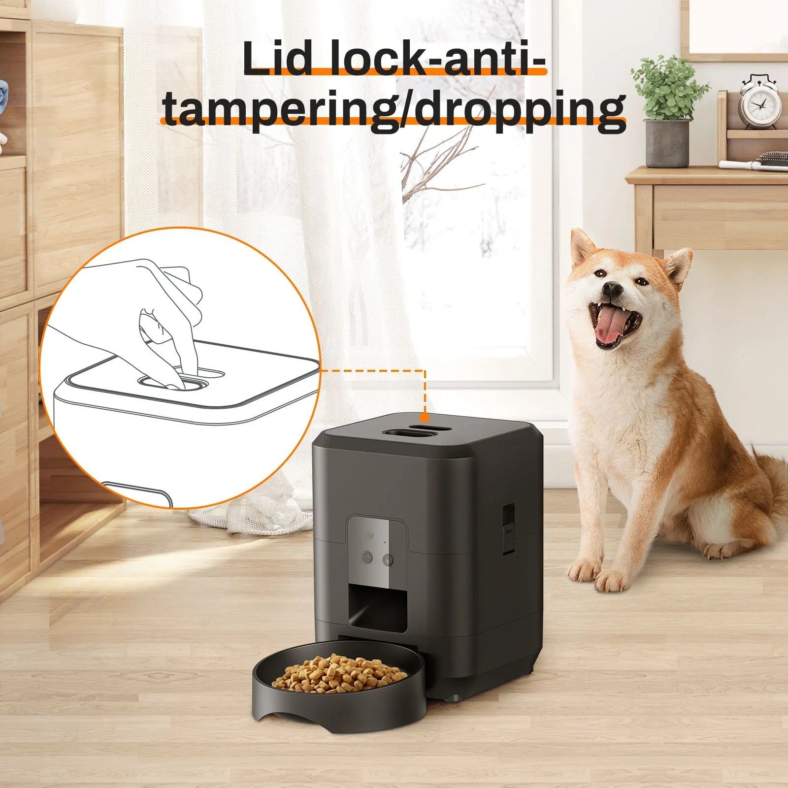 Smart Pet Feeder & Automatic Cat Food Dispenser - Slow Food Machine