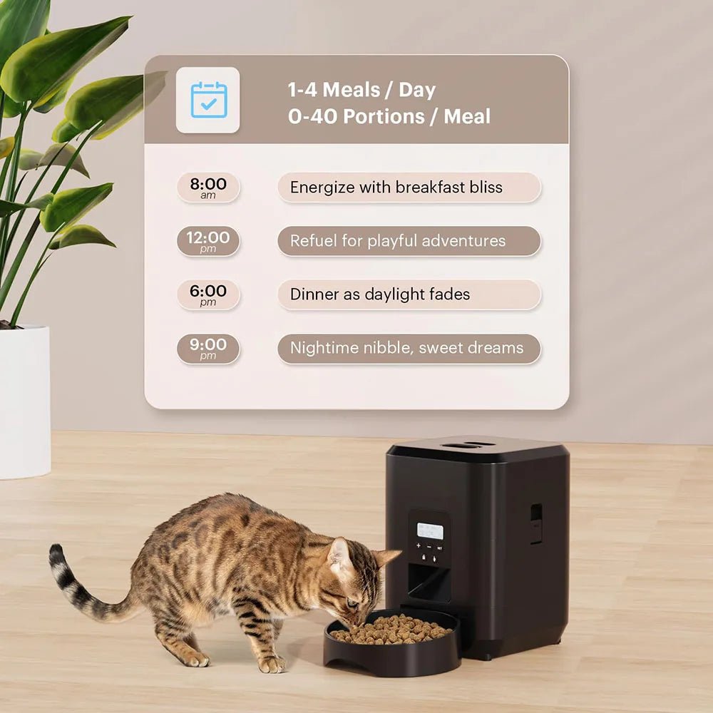 Smart Pet Feeder & Automatic Cat Food Dispenser - Slow Food Machine