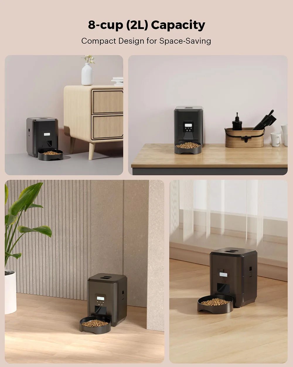 Smart Pet Feeder & Automatic Cat Food Dispenser - Slow Food Machine