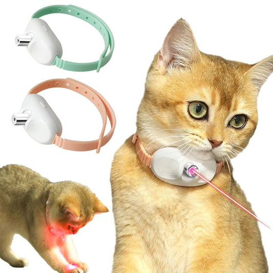 Smart Rechargeable Laser Cat Toy Collar